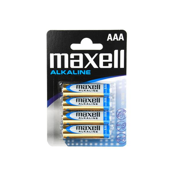 MAXELL BATTERY ALCALINA AAA LR03 BLISTER4 EU