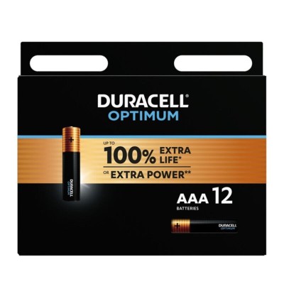 DURACELL OPTIMUM 200 PILA ALCALINA AAA LR03 BLISTER12