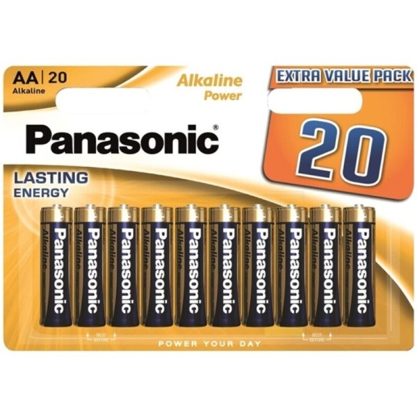 PANASONIC BRONZE PILA ALCALINA AA LR6 BLISTER20