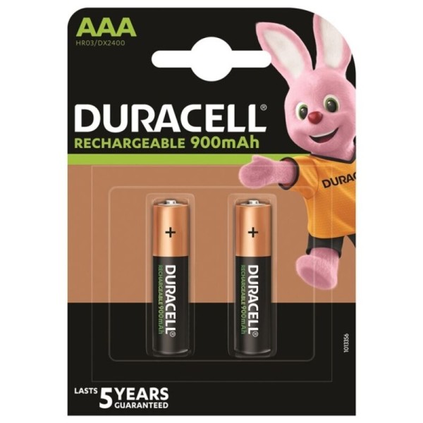DURACELL PILA RECARGABLE HR03 AAA 900mAh BLISTER2