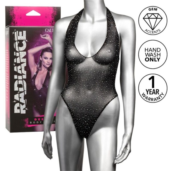 CALEXOTICS RADIANCE BODY CON ESCOTE EN V PROFUNDO PEDRERIA