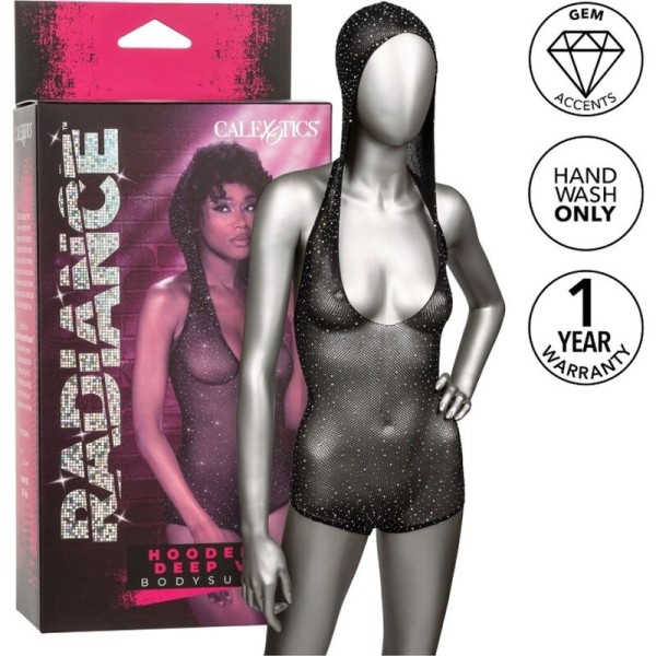 CALEXOTICS RADIANCE BODY CON CAPUCHA Y ESCOTE EN V PRONUNCIADO