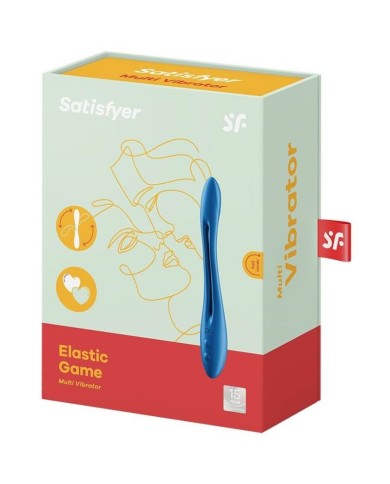 SATISFYER ELASTIC GAME MULTI VIBRADOR AZUL SATISFYER ELASTIC GAME MULTI VIBRADOR AZUL