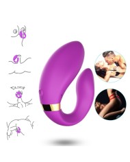 ARMONY CRESCENT VIBRADOR PAREJA CONTROL REMOTO VIOLETA