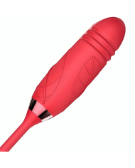 ARMONY DELIGHT FLOWER SUCCIONADOR THRUSTING ROJO