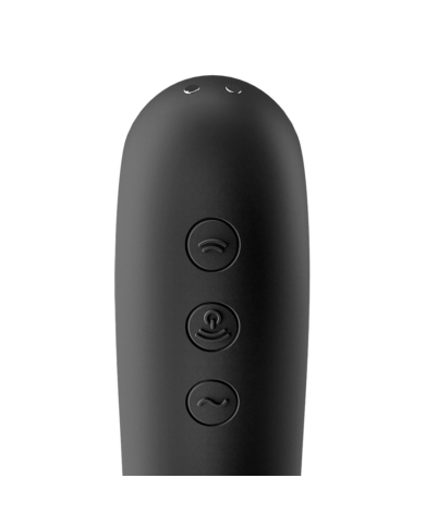SATISFYER DUAL KISS ESTIMULADOR CLITORIS NEGRO SATISFYER DUAL KISS ESTIMULADOR CLITORIS NEGRO