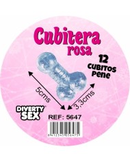 DIABLO PICANTE CUBITERA 12 PENES SILICONA DURA PARA COLGAR ROSA