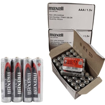 MAXELL PILA SALINA MANGANESO AAA R03 RETRACTIL4