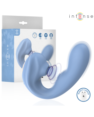 INTENSE GINA ESTIMULADOR DE CLITORIS MULTIFUNCION AZUL