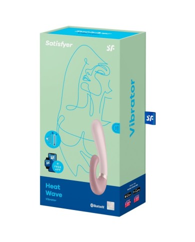 SATISFYER HEAT WAVE VIBRADOR APP BLANCO SATISFYER HEAT WAVE VIBRADOR APP BLANCO