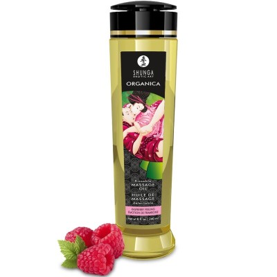 SHUNGA ACEITE DE MASAJE ORGANICO FRAMBUESA 240 ML