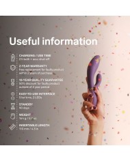 LELO INA THRUST VIBRADOR RABBIT CON EMPUJE MORADO