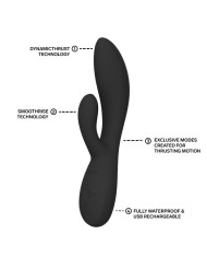 LELO INA THRUST VIBRADOR RABBIT CON EMPUJE NEGRO