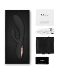 LELO INA THRUST VIBRADOR RABBIT CON EMPUJE NEGRO