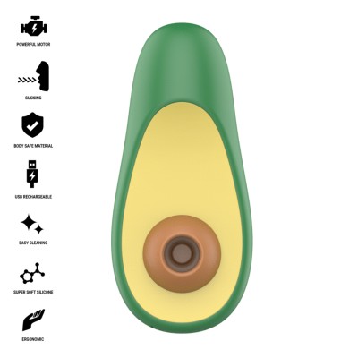 INTENSE WAKI ESTIMULADOR SUCCIONADOR DE CLITORIS AGUACATE