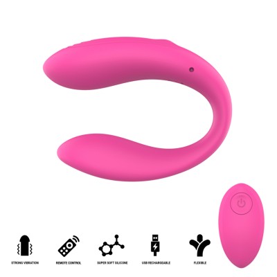 INTENSE NORA ESTIMULADOR DE PINZA CON VIBRACION ROSA