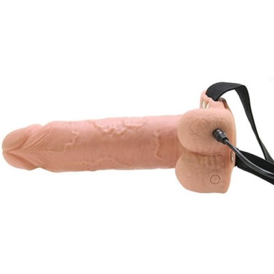 FETISH FANTASY SERIES STRAP ON HUECO REALISTA VIBRADOR CON TESTICULOS 178 CM