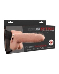 FETISH FANTASY SERIES STRAP ON HUECO REALISTA VIBRADOR CON TESTICULOS 178 CM