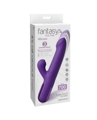 FANTASY FOR HER VIBRADOR RABBIT SUPER SONIX THRUSTER MORADO