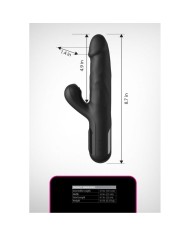 FETISH FANTASY SERIES VIBRADOR RABBIT SONIX SILICONE THRUSTER NEGRO