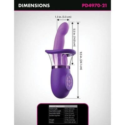 FANTASY FOR HER VIBRADOR RABBIT ULTIMATE PLEASURE PRO PLUS MORADO