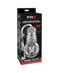 PDX ELITE MASTURBADOR TRANSPARENTE VIEWTUBE VAC XXL CON BOMBA DE SUCCION 273 CM