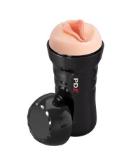 PDX EXTREME MASTURBADOR REALISTA AUTOLUBRICADO LABIOS SUPER DELICIOSOS