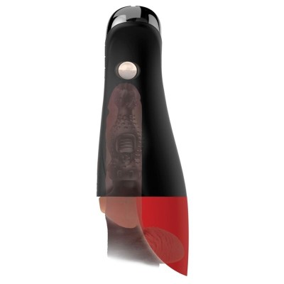 PDX ELITE MASTURBADOR AUTOMATICO FAP O MATIC PRO XL VIBRADOR MARRON 349 CM
