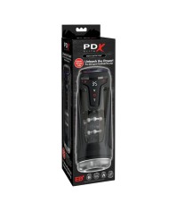 PDX ELITE MASTURBADOR AUTOMATICO MOTO BATOR PRO THRUSTING STROKER VIBRADOR Y CALOR 265 CM