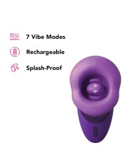 FANTASY FOR HER SUCCIONADOR DE CLITORIS CON VIBRACION PLEASURE SUCKER MORADO