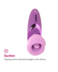 FANTASY FOR HER SUCCIONADOR DE CLITORIS CON VIBRACION PLEASURE SUCKER MORADO