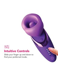 FANTASY FOR HER SUCCIONADOR DE CLITORIS CON VIBRACION PLEASURE SUCKER MORADO