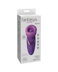 FANTASY FOR HER SUCCIONADOR DE CLITORIS CON VIBRACION PLEASURE SUCKER MORADO