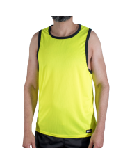 MACHO CMV001 CAMISETA GYM AMARILLA S M