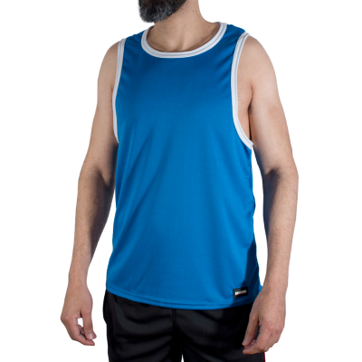 MACHO CMV002 CAMISETA GYM AZUL S M