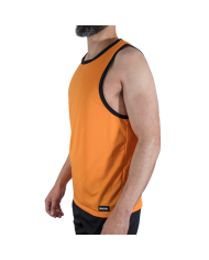 MACHO CMV005 CAMISETA GYM NARANJA S M
