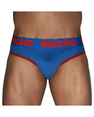 MACHO MCH005 SLIP CLASICO AZULON ROJO S