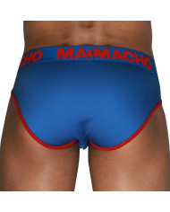 MACHO MCH005 SLIP CLASICO AZULON ROJO S