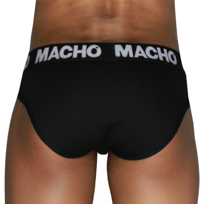 MACHO MCH007 SLIP CLASICO NEGRO NEGRO S