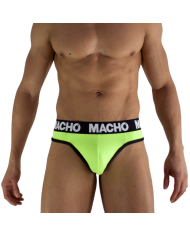 MACHO MTG001 TANGA AMARILLO FLUOR S