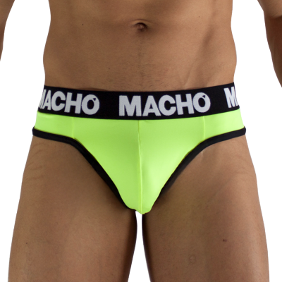 MACHO MTG001 TANGA AMARILLO FLUOR S