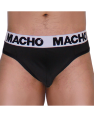 MACHO MTG002 TANGA NEGRO NEGRO S