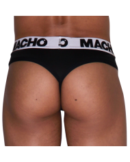 MACHO MTG002 TANGA NEGRO NEGRO S