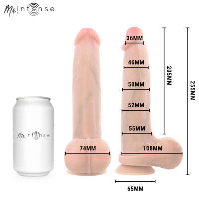 MR INTENSE BRUCE XL DILDO SILICONA 255 CM O 55 CM