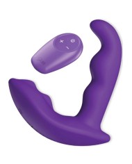 SHEEO ESTIMULADOR ANAL VIBRADOR ROTATIVO CON CONTROL REMOTO MORADO