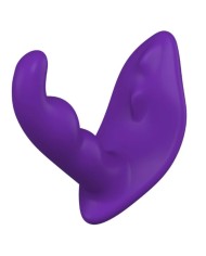 SHEEO ESTIMULADOR ANAL VIBRADOR ROTATIVO CON CONTROL REMOTO MORADO