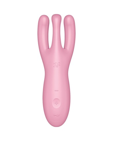 SATISFYER THREESOME 4 VIBRADOR APP ROSA SATISFYER THREESOME 4 VIBRADOR APP ROSA