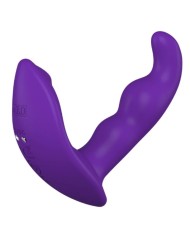 SHEEO ESTIMULADOR ANAL VIBRADOR ROTATIVO CON CONTROL REMOTO MORADO