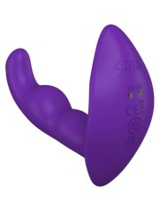 SHEEO ESTIMULADOR ANAL VIBRADOR ROTATIVO CON CONTROL REMOTO MORADO