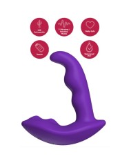 SHEEO ESTIMULADOR ANAL VIBRADOR ROTATIVO CON CONTROL REMOTO MORADO